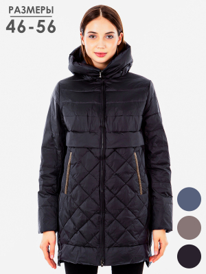  Женская Полупальто женское зимнее Дилиса - Цвет Синий от интернет-магазина женской одежды МегаТренд. Полупальто женское зимнее Дилиса - Цвет Синий лучшего качества, эксклюзивные предложения и акции, доставка во все регионы России