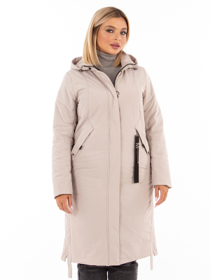  Женская Пальто женское демисезонное Mishele - Цвет Бежевый от интернет-магазина женской одежды МегаТренд. Пальто женское демисезонное Mishele - Цвет Бежевый лучшего качества, эксклюзивные предложения и акции, доставка во все регионы России