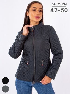  Женская Куртка женская демисезонная Lusskiri - Цвет Черный от интернет-магазина женской одежды МегаТренд. Куртка женская демисезонная Lusskiri - Цвет Черный лучшего качества, эксклюзивные предложения и акции, доставка во все регионы России