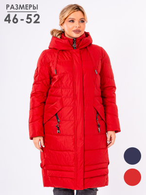  Женская Пальто женское зимнее Mishele - Цвет Красный от интернет-магазина женской одежды МегаТренд. Пальто женское зимнее Mishele - Цвет Красный лучшего качества, эксклюзивные предложения и акции, доставка во все регионы России