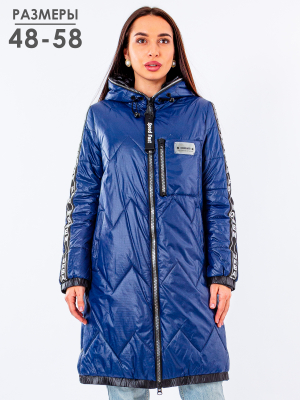  Женская Полупальто женское демисезонное Black Leopard - Цвет Синий от интернет-магазина женской одежды МегаТренд. Полупальто женское демисезонное Black Leopard - Цвет Синий лучшего качества, эксклюзивные предложения и акции, доставка во все регионы России