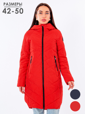  Женская Полупальто женское зимнее Towmy - Цвет Красный от интернет-магазина женской одежды МегаТренд. Полупальто женское зимнее Towmy - Цвет Красный лучшего качества, эксклюзивные предложения и акции, доставка во все регионы России