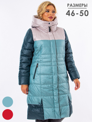  Женская Пальто женское зимнее Mishele - Цвет Голубой от интернет-магазина женской одежды МегаТренд. Пальто женское зимнее Mishele - Цвет Голубой лучшего качества, эксклюзивные предложения и акции, доставка во все регионы России