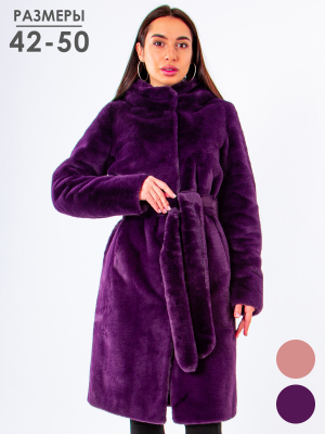  Женская Шуба женская зимняя Banicota - Цвет Лиловый от интернет-магазина женской одежды МегаТренд. Шуба женская зимняя Banicota - Цвет Лиловый лучшего качества, эксклюзивные предложения и акции, доставка во все регионы России