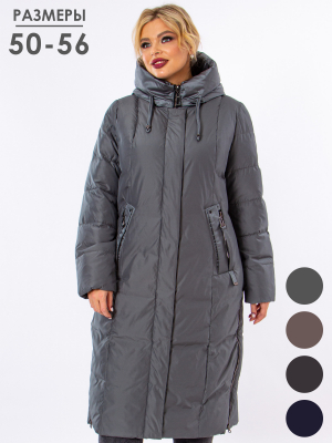  Женская Пальто женское зимнее Mishele - Цвет Зеленый от интернет-магазина женской одежды МегаТренд. Пальто женское зимнее Mishele - Цвет Зеленый лучшего качества, эксклюзивные предложения и акции, доставка во все регионы России