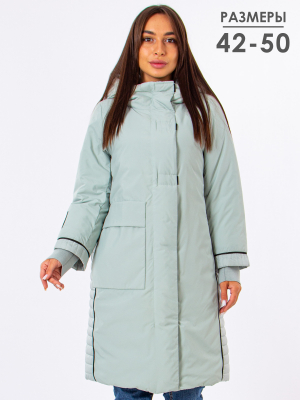  Женская Пальто женское демисезонное Towmy - Цвет Салат от интернет-магазина женской одежды МегаТренд. Пальто женское демисезонное Towmy - Цвет Салат лучшего качества, эксклюзивные предложения и акции, доставка во все регионы России