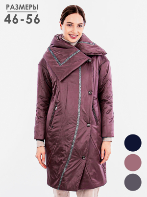  Женская Полупальто женское зимнее Дилиса - Цвет Лиловый от интернет-магазина женской одежды МегаТренд. Полупальто женское зимнее Дилиса - Цвет Лиловый лучшего качества, эксклюзивные предложения и акции, доставка во все регионы России