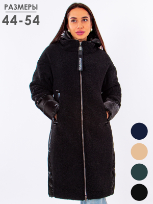  Женская Пальто женское зимнее Gessica Sabrina - Цвет Черный от интернет-магазина женской одежды МегаТренд. Пальто женское зимнее Gessica Sabrina - Цвет Черный лучшего качества, эксклюзивные предложения и акции, доставка во все регионы России