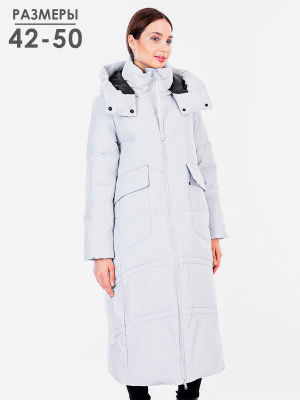  Женская Пальто женское зимнее Towmy - Цвет Светло-серый от интернет-магазина женской одежды МегаТренд. Пальто женское зимнее Towmy - Цвет Светло-серый лучшего качества, эксклюзивные предложения и акции, доставка во все регионы России
