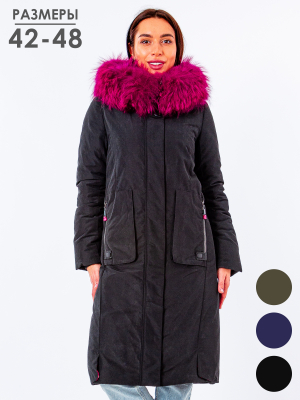  Женская Парка женская зимняя Mishele - Цвет Черный от интернет-магазина женской одежды МегаТренд. Парка женская зимняя Mishele - Цвет Черный лучшего качества, эксклюзивные предложения и акции, доставка во все регионы России