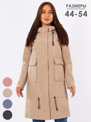  Женская Пальто женское демисезонное Mishele - Цвет Бежевый от интернет-магазина женской одежды МегаТренд. Пальто женское демисезонное Mishele - Цвет Бежевый лучшего качества, эксклюзивные предложения и акции, доставка во все регионы России