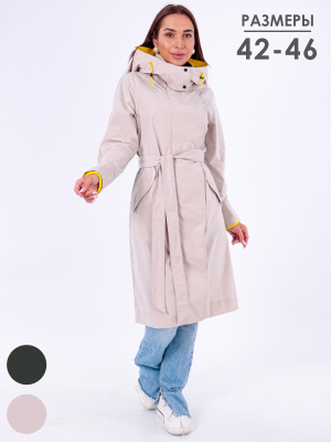  Женская Плащ женский летний Towmy - Цвет Бежевый от интернет-магазина женской одежды МегаТренд. Плащ женский летний Towmy - Цвет Бежевый лучшего качества, эксклюзивные предложения и акции, доставка во все регионы России