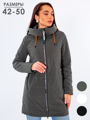  Женская Полупальто женское демисезонное Lusskiri - Цвет Хаки от интернет-магазина женской одежды МегаТренд. Полупальто женское демисезонное Lusskiri - Цвет Хаки лучшего качества, эксклюзивные предложения и акции, доставка во все регионы России