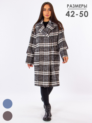  Женская Пальто женское демисезонное Chiago - Цвет Коричневый от интернет-магазина женской одежды МегаТренд. Пальто женское демисезонное Chiago - Цвет Коричневый лучшего качества, эксклюзивные предложения и акции, доставка во все регионы России