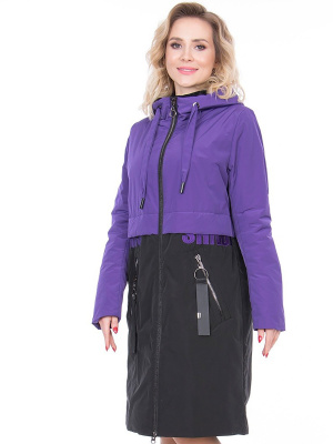 Женская Пальто женское демисезонное Gessica Sabrina - Цвет Сирень от интернет-магазина женской одежды МегаТренд. Пальто женское демисезонное Gessica Sabrina - Цвет Сирень лучшего качества, эксклюзивные предложения и акции, доставка во все регионы России