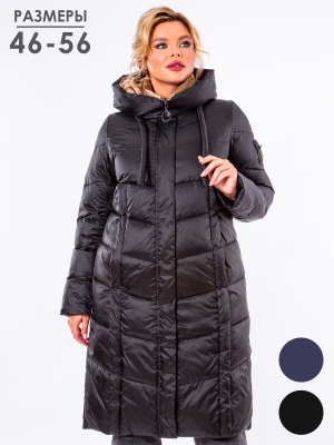  Женская Пальто женское зимнее Gessica Sabrina - Цвет Черный от интернет-магазина женской одежды МегаТренд. Пальто женское зимнее Gessica Sabrina - Цвет Черный лучшего качества, эксклюзивные предложения и акции, доставка во все регионы России