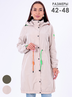  Женская Плащ женский летний Towmy - Цвет Бежевый от интернет-магазина женской одежды МегаТренд. Плащ женский летний Towmy - Цвет Бежевый лучшего качества, эксклюзивные предложения и акции, доставка во все регионы России