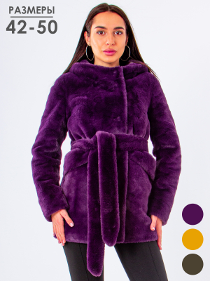  Женская Шуба женская зимняя Banicota - Цвет Лиловый от интернет-магазина женской одежды МегаТренд. Шуба женская зимняя Banicota - Цвет Лиловый лучшего качества, эксклюзивные предложения и акции, доставка во все регионы России