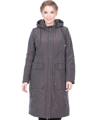  Женская Пальто женское демисезонное Mishele - Цвет Графит от интернет-магазина женской одежды МегаТренд. Пальто женское демисезонное Mishele - Цвет Графит лучшего качества, эксклюзивные предложения и акции, доставка во все регионы России