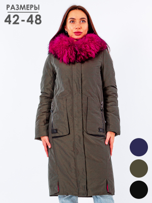  Женская Парка женская зимняя Mishele - Цвет Хаки от интернет-магазина женской одежды МегаТренд. Парка женская зимняя Mishele - Цвет Хаки лучшего качества, эксклюзивные предложения и акции, доставка во все регионы России
