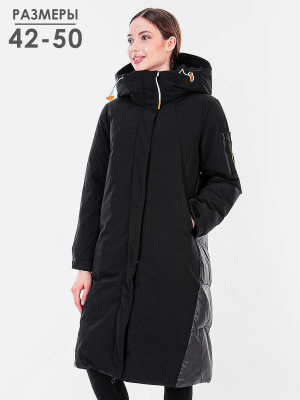  Женская Пальто женское зимнее Towmy - Цвет Черный от интернет-магазина женской одежды МегаТренд. Пальто женское зимнее Towmy - Цвет Черный лучшего качества, эксклюзивные предложения и акции, доставка во все регионы России